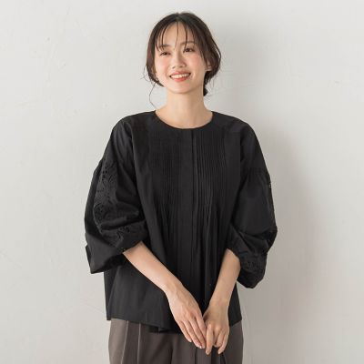 フラワーエンブロイダリーブラウス | Droite lautreamont (Women