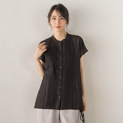 コットンボイルソフトローンブラウス | Droite lautreamont (Women 