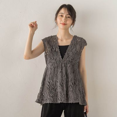チュールコード刺繍ビスチェ | Droite lautreamont (Women)/ドロワット
