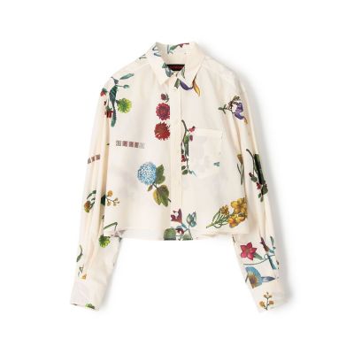 ＣＡＢａＮ コットン ボタニカルプリントショートシャツ の通販 | 三越