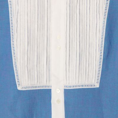ＣＡＢａＮ　リネンシャンブレー　ノースリーブボザムシャツ