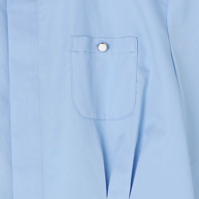 ＣＡＢａＮ　コットンサテン　ウエストタックシャツブラウス