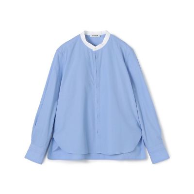 ★CABaN コットンサテン ウエストタックシャツブラウス★ コットンサテン ウエストタックシャツブラウス | CABaN/キャバン