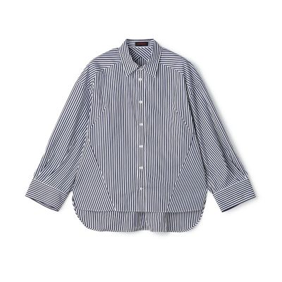 コットン ロンドンストライプ ボリュームシャツ | CABaN/キャバン