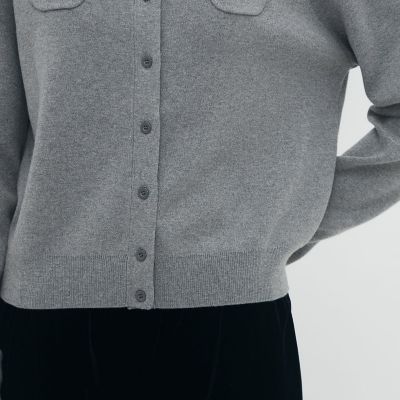 コットンカシミヤ クルーネックカーディガン | CABaN/キャバン | 三越