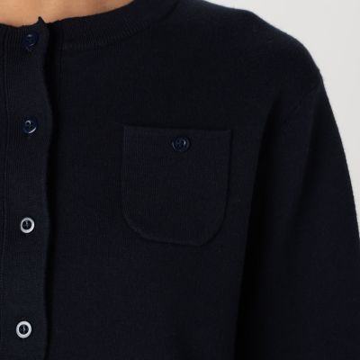 ＣＡＢａＮ　コットンカシミヤ　クルーネックカーディガン