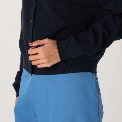 ＣＡＢａＮ　コットンカシミヤ　クルーネックカーディガン