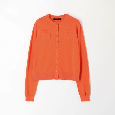 ＣＡＢａＮ コットン ロングスリーブポケットカーディガン