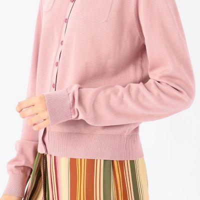 ＣＡＢａＮ コットン ロングスリーブポケットカーディガン