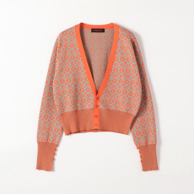 caban コスタリカジャガードカーディガン