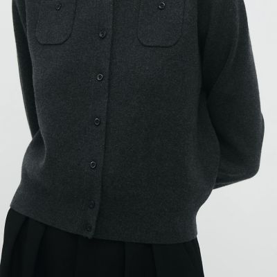 ＣＡＢａＮ　コットンカシミヤ　クルーネックカーディガン