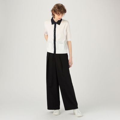 CABaN ポリエステル バイカラーカーディガン | ファッション・服 