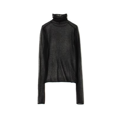 ＜CABaN＞コットンナイロン　シアータートルネックプルオーバー