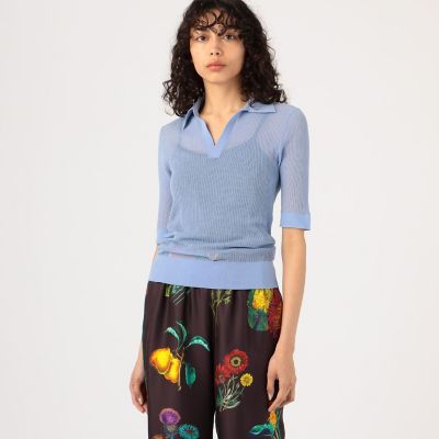 Caban ポロスキッパー 美品 CABaN コットンナイロンリブ ポロ