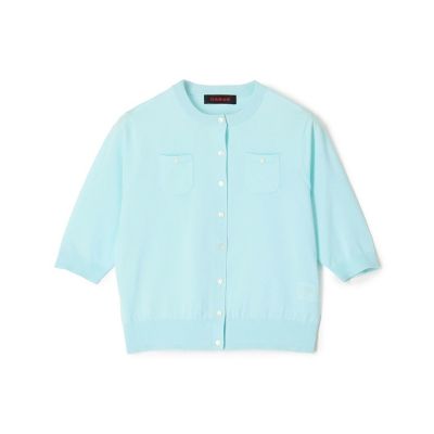 ＣＡＢａＮ　ファインポリエステル　ハーフスリーブポケットカーディガン