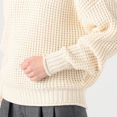 ＣＡＢａＮ　コットンカシミヤワッフル　タートルネックプルオーバー