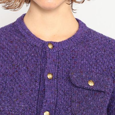 CABaN SOFT DONEGAL クルーネックカーディガン