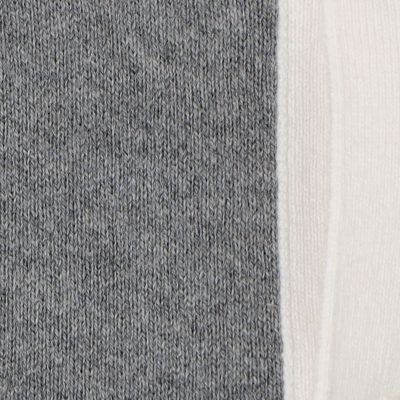 ＣＡＢａＮ　コットンカシミヤ　バイカラーハーフスリーブカーディガン