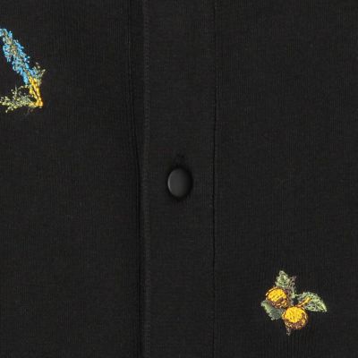ＣＡＢａＮ　コットンストレッチ　エンブロイダリーカーディガン