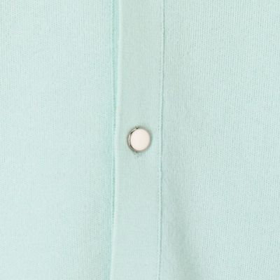 ＣＡＢａＮ　コットンカシミヤ　パールロゴポロカーディガン