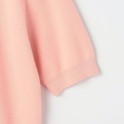 ＣＡＢａＮ　コットンカシミヤ　パールポロカーディガン