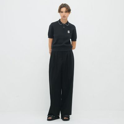 ＣＡＢａＮ　コットンカシミヤ　パールポロプルオーバー