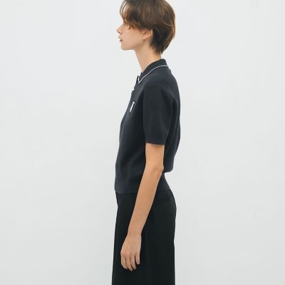 ＣＡＢａＮ　コットンカシミヤ　パールポロプルオーバー