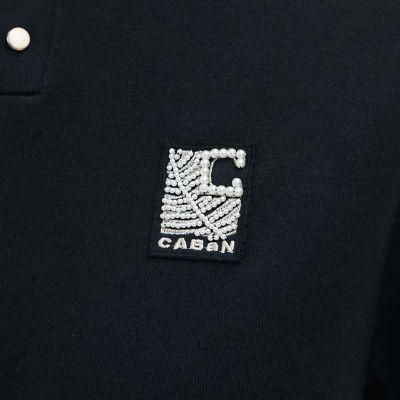 ＣＡＢａＮ　コットンカシミヤ　パールポロプルオーバー