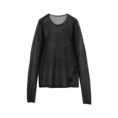 CABaN/キャバン コットンナイロンストレッチ シアークルーネックプルオーバー 19ブラック トップス【三越伊勢丹/公式】