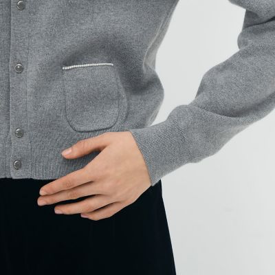 コットンカシミヤ パールポケットカーディガン | CABaN/キャバン