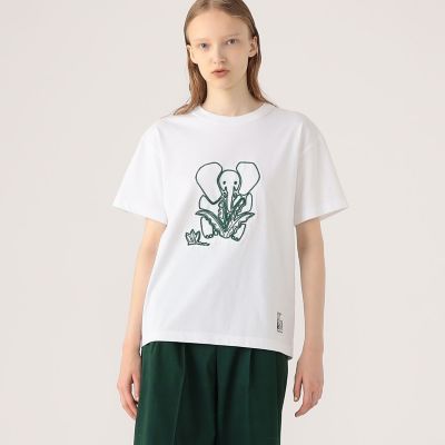 CABaN コットン ビルドネックTシャツ（Tシャツ/カットソー