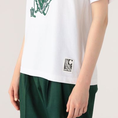 ドライスビンコットン ELEPHANTエンブロイダリー T