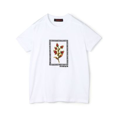 ＜CABaN＞ＣＡＢａＮ　スビンコットン　ビンテージフラワーエンブロイダリーＴシャツ