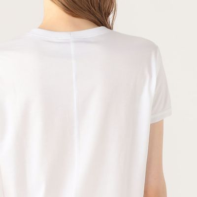 ＣＡＢａＮ　スビンコットン　ビンテージフラワーエンブロイダリーＴシャツ