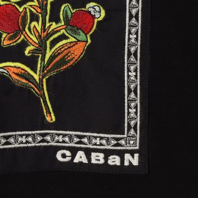 ＣＡＢａＮ　スビンコットン　ビンテージフラワーエンブロイダリーＴシャツ