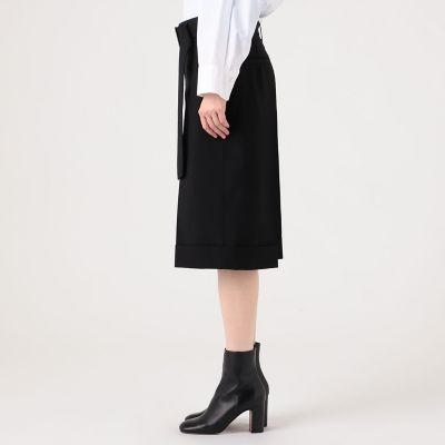 CABaN ウールポプリン ベルテッドショートパンツ | CABaN