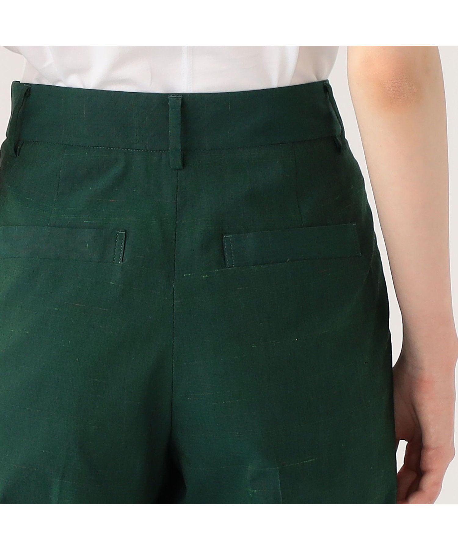 CABaN コットンシルクネップ 2タックワイドパンツ | CABaN CABaN コットンシルクネップ 2タックワイドパンツ | CABaN
