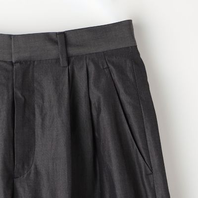 ＣＡＢａＮ　シャトルポプリン　２タックワイドパンツ