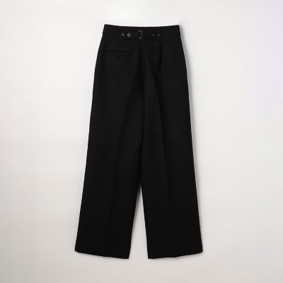 イアーベツト　ダブル ウールダブルクロス 1タックセミワイドパンツ | CABaN/キャバン
