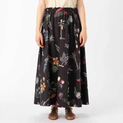 CABaN NEW BOTANICAL コットン ロングスカート 