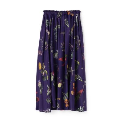 CABaN NEW BOTANICAL シルク ロングスカート | CABaN 