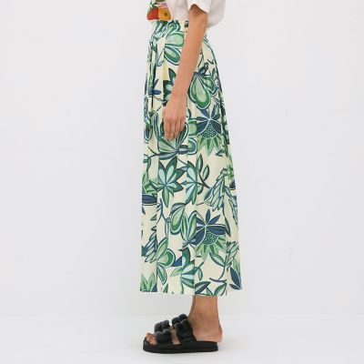 ＣＡＢａＮ　シルクツイル　ＣＯＬＥＴＴＥフラワープリントスカート