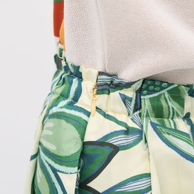 ＣＡＢａＮ　シルクツイル　ＣＯＬＥＴＴＥフラワープリントスカート