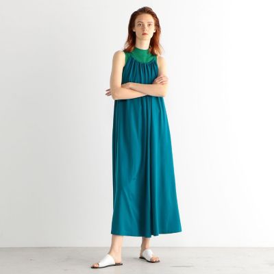 キュプラポリエステルジャージー ギャザーワンピース 三越伊勢丹オンラインストア 公式