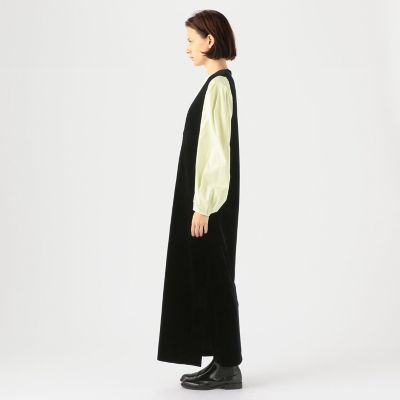 CABaN ソフトべロア Vネックスリーブレスワンピース | CABaN 