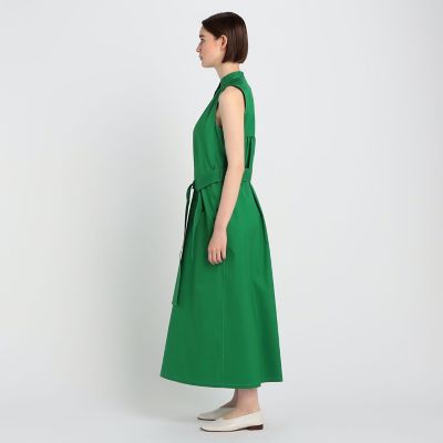 CABaN コットンポリエステルツイル シャツドレス | CABaN  