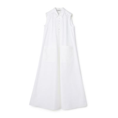 ＣＡＢａＮ　コットンシャンブレー　ロングワンピース