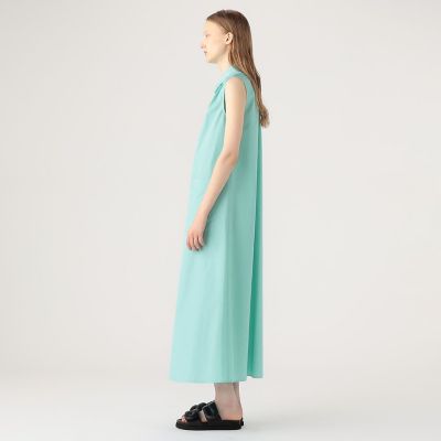 ＣＡＢａＮ　コットンシャンブレー　ロングワンピース