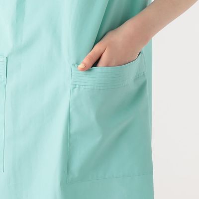 ＣＡＢａＮ　コットンシャンブレー　ロングワンピース