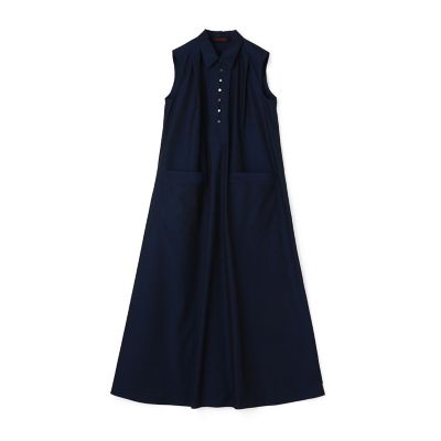 ＣＡＢａＮ　コットンシャンブレー　ロングワンピース